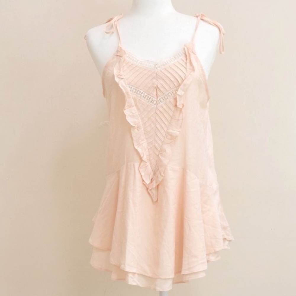 Boho Tie Straps Blouse